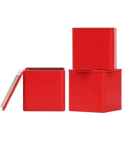 cube steel box|Square Tin Can Empty Cube Steel Box Storage Container kit.